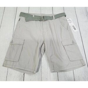 Ring of Fire Belted Cargo Shorts Mens Size 32